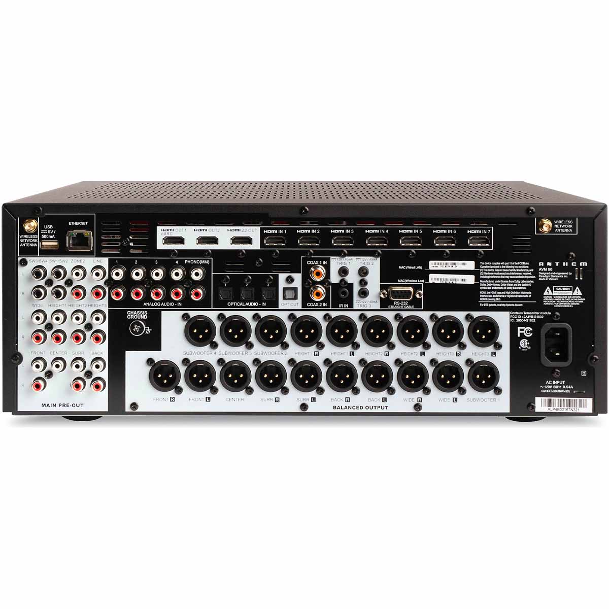 Anthem OPEN BOX AVM 90 Preamp/Processor - A Grade - Image 2