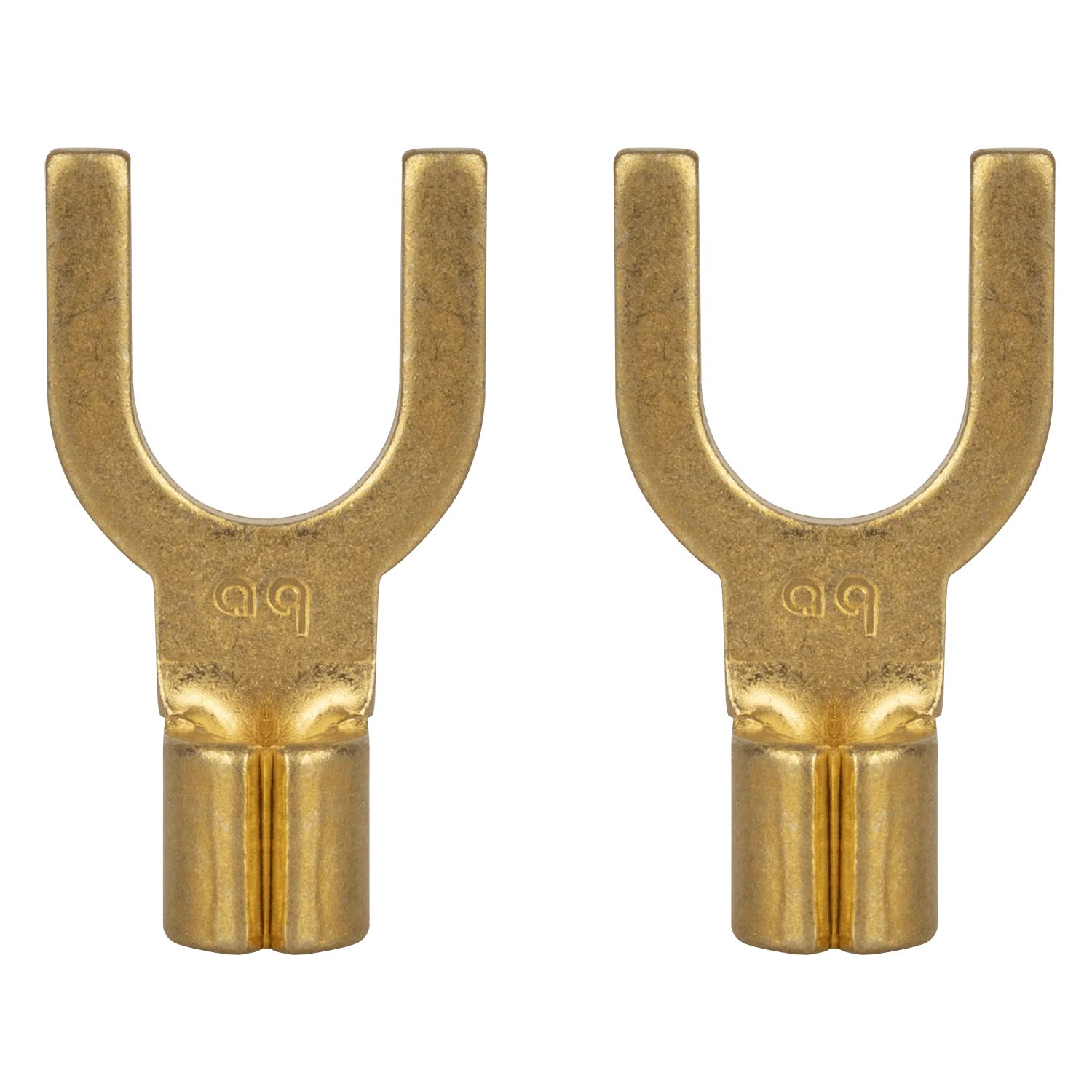 AudioQuest 1056 Spade Connectors – Fits 5/16" Binding Posts (Supports up to 10 AWG)