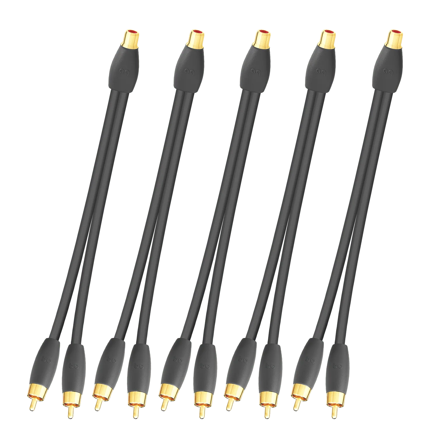 AudioQuest FLX-X F22M RCA Splitter i-Pack 1 x Female RCA > 2 x Male RCA Splitter - Installer 5-Pack