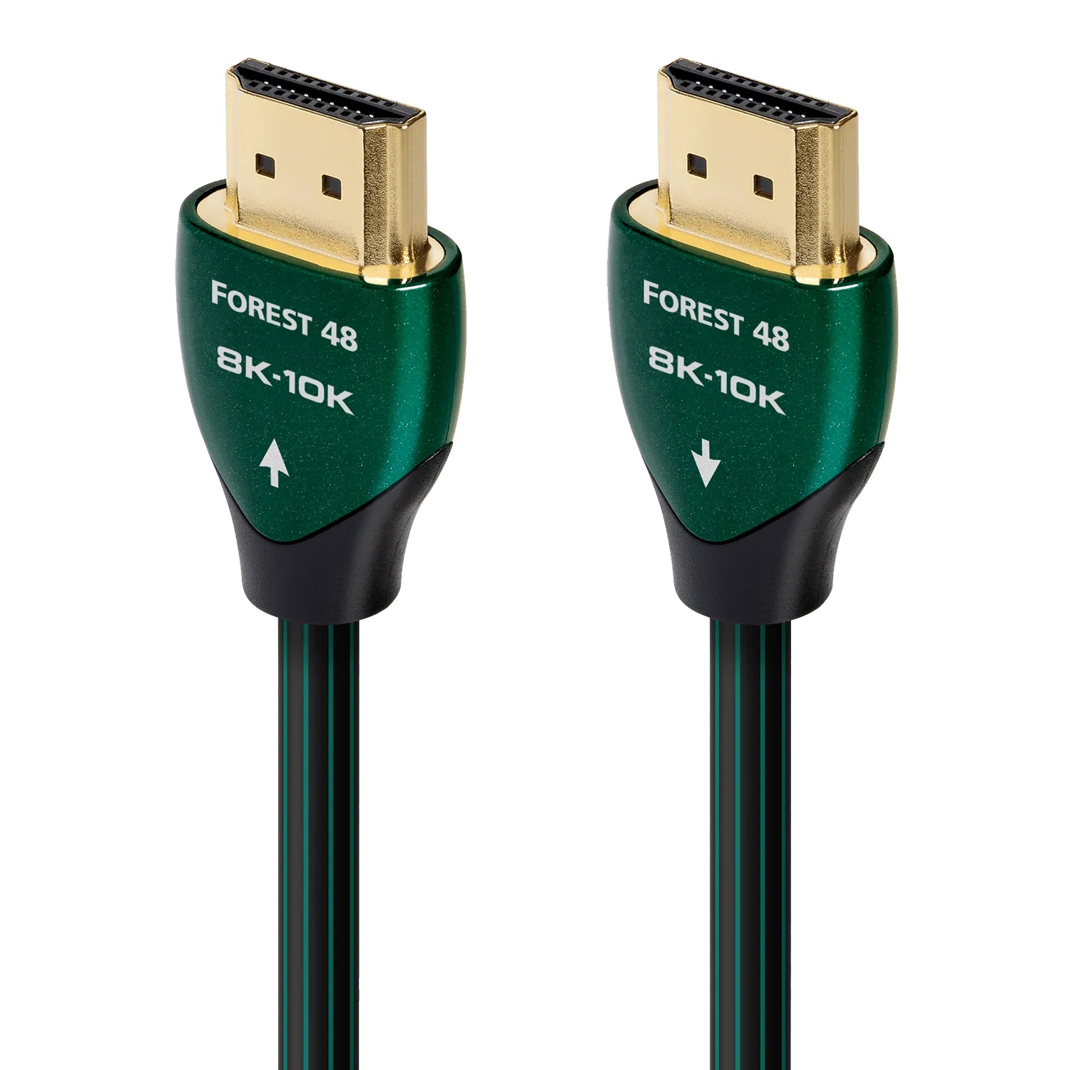 AudioQuest Forest 48 i-Pack 2.1 HDMI Cable - 8K/10K Ultra HD, Gaming, High-Speed, 48Gbps, HDR, eARC - Installer 5-Pack