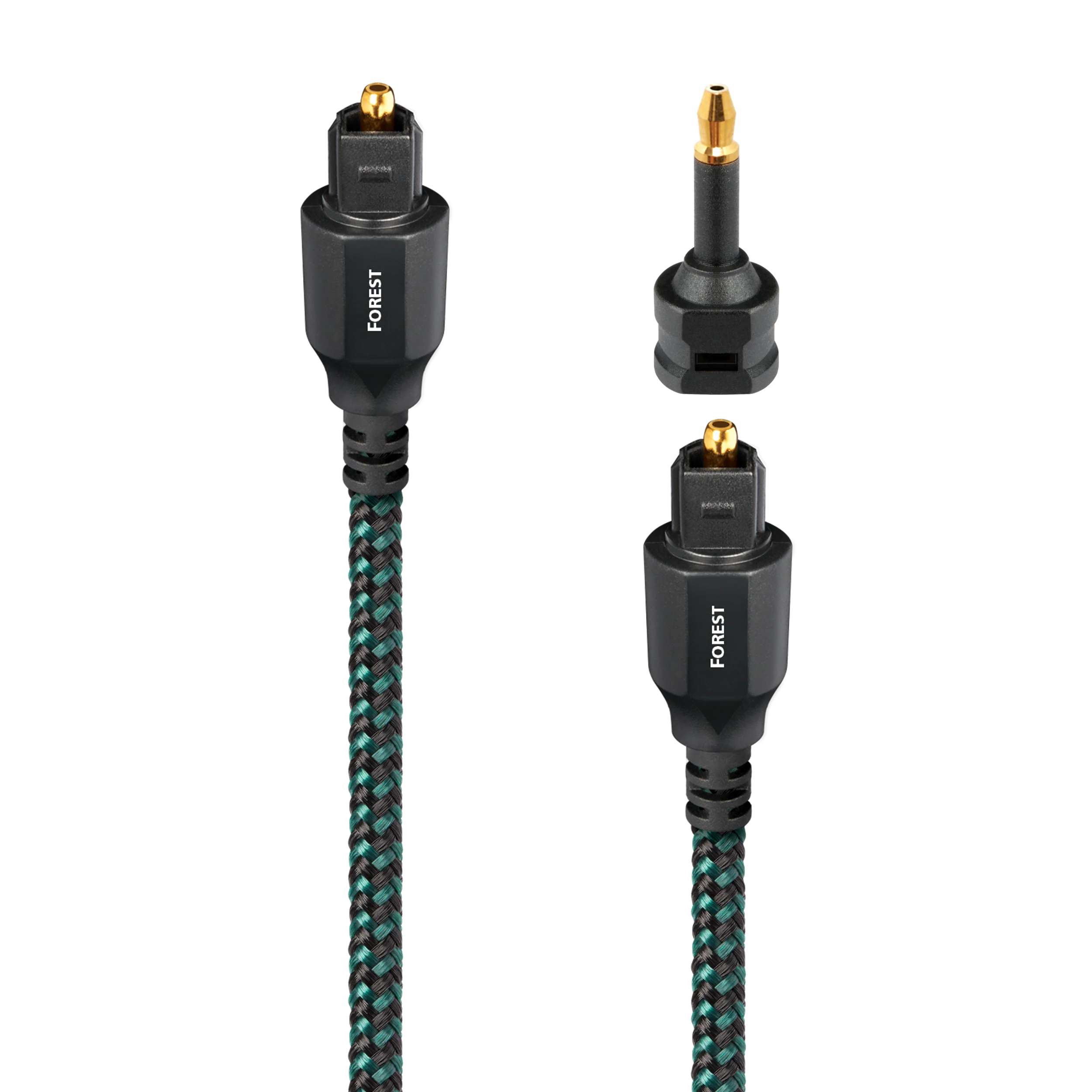 AudioQuest Forest Optical Toslink Fiber-Optic Cable + Mini-Adaptor