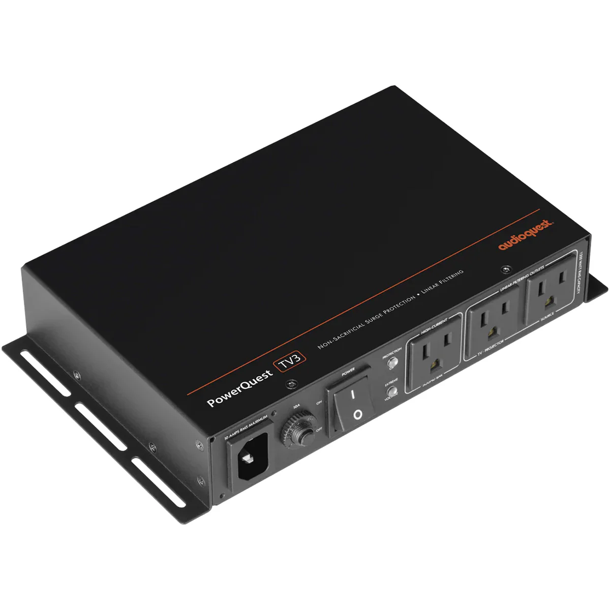 AudioQuest PowerQuest TV3 - 3-Outlet Non-Sacrificial Surge Protector for Wall-Mounted TVs - Image 2