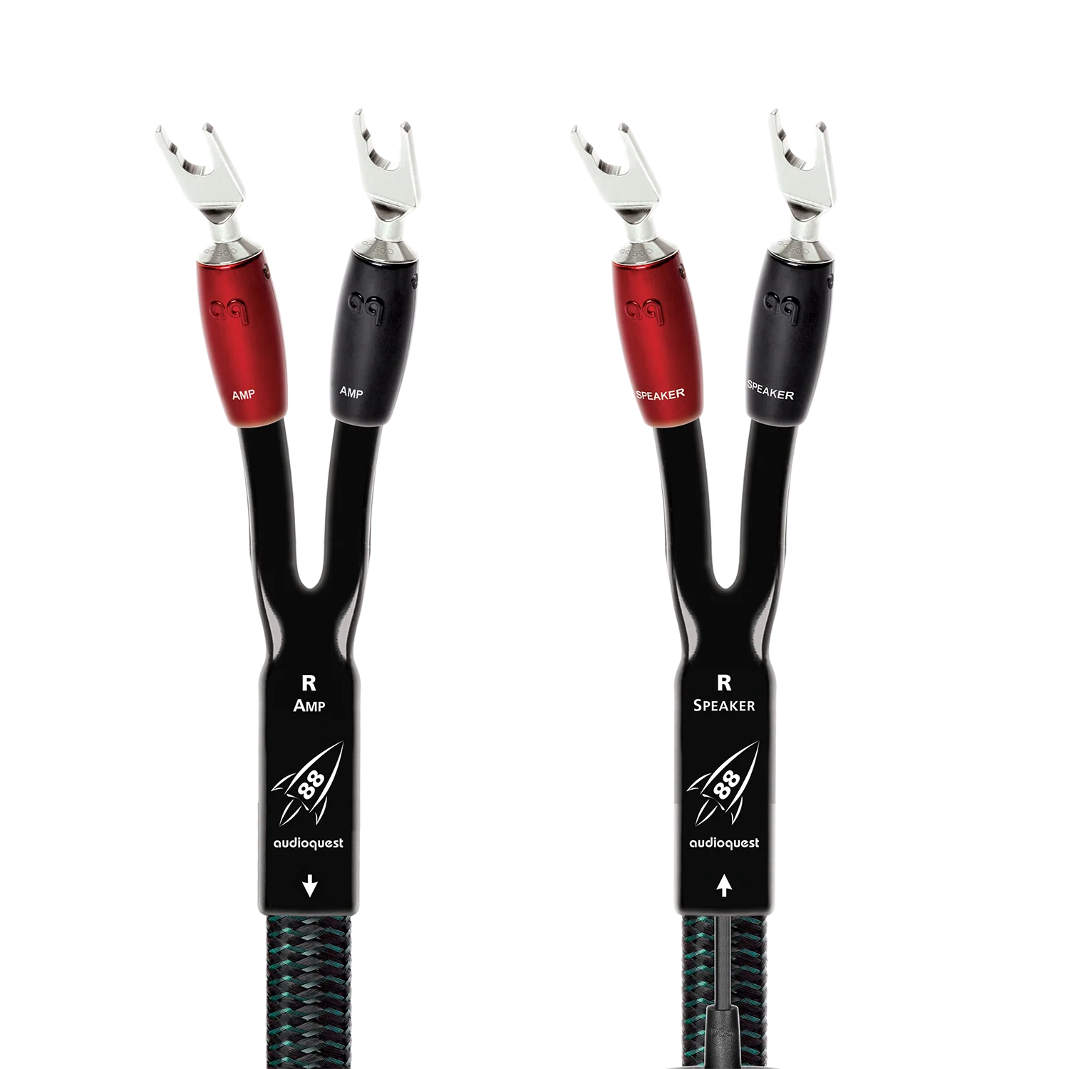 AudioQuest Rocket 88 Full-Range Speaker Cable w/ SureGrip 500 Connectors - Image 2