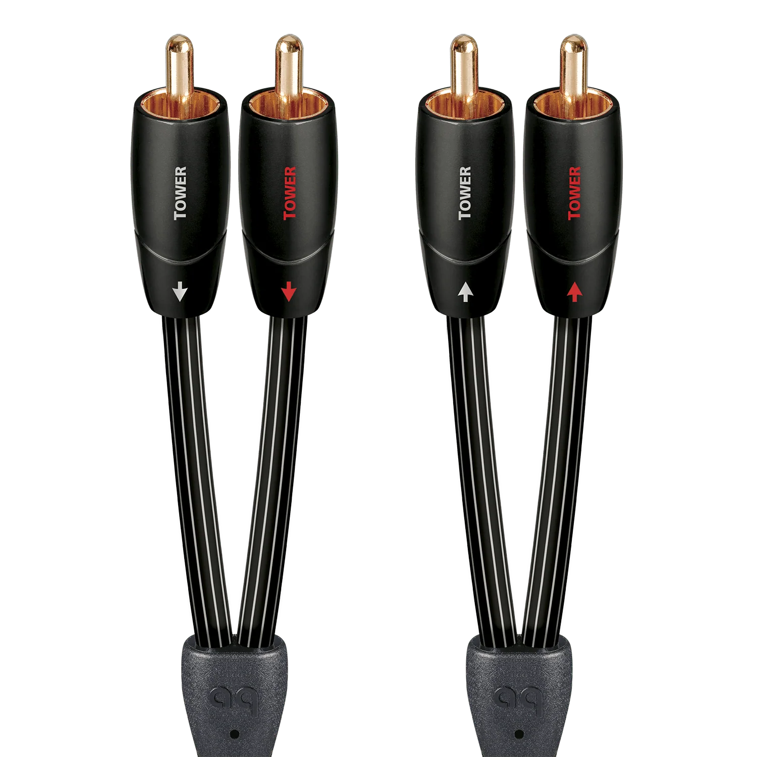 AudioQuest Tower RCA > RCA i-Pack Audio Interconnect Cable - Installer 5-Pack