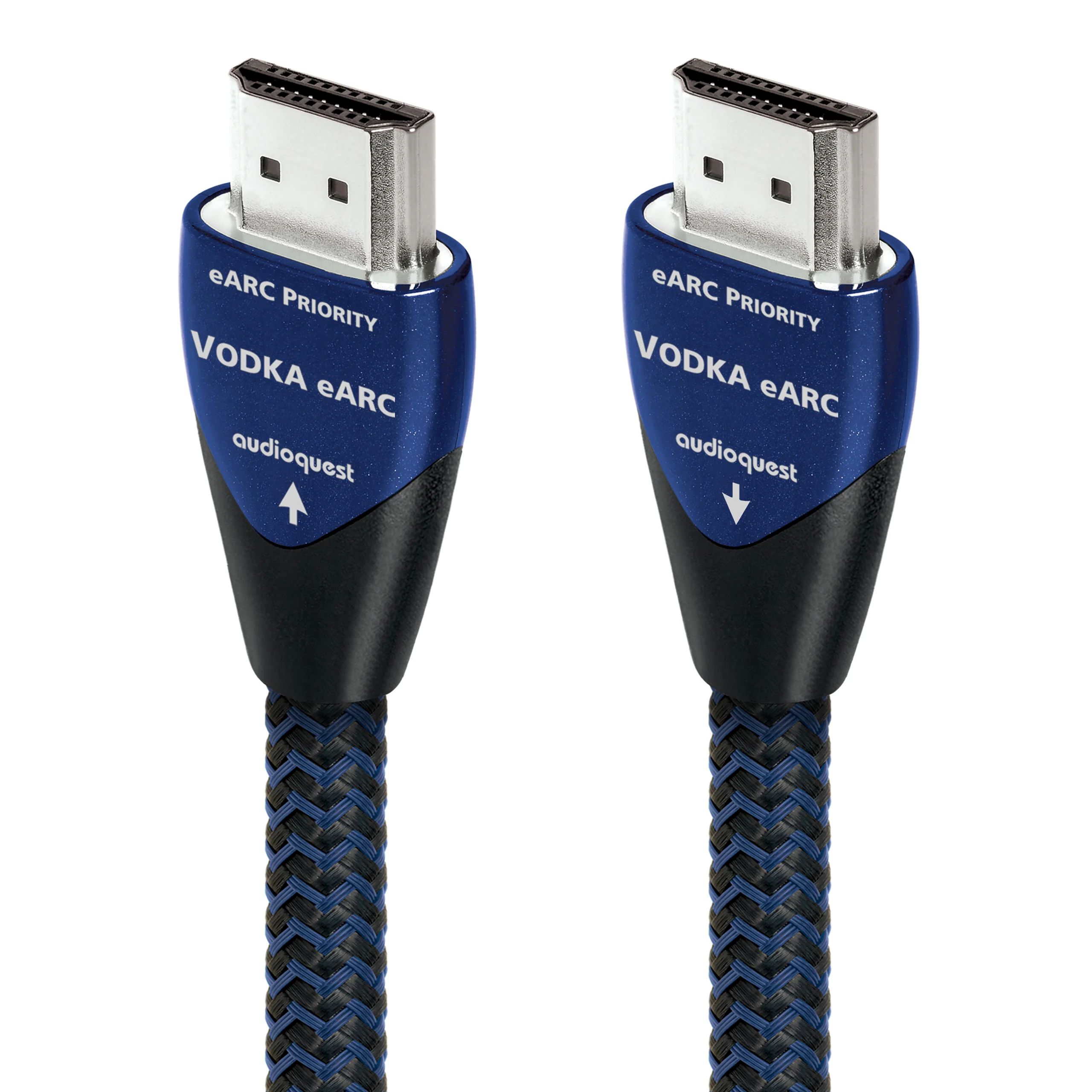 AudioQuest Vodka eARC Priority 2.1 HDMI Cable - 8K/10K Ultra HD, Gaming, High-Speed, 48Gbps, HDR, eARC Priority