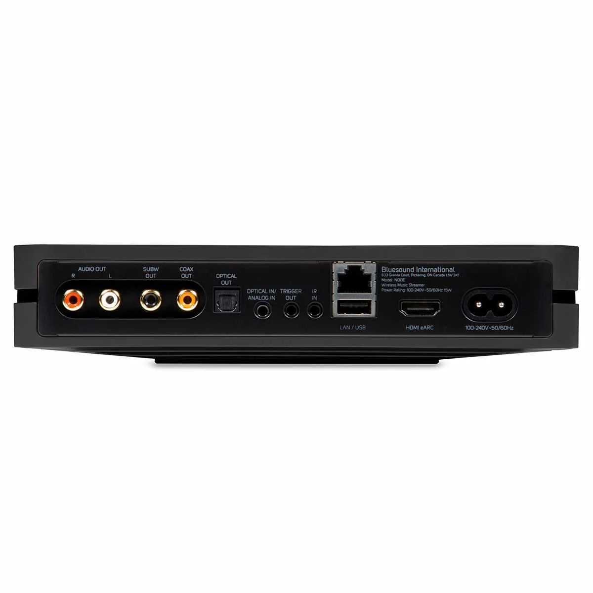 Bluesound OPEN BOX Node N130 Wireless Multi-Room Hi-Res Music Streamer-Black - A Grade - Image 2
