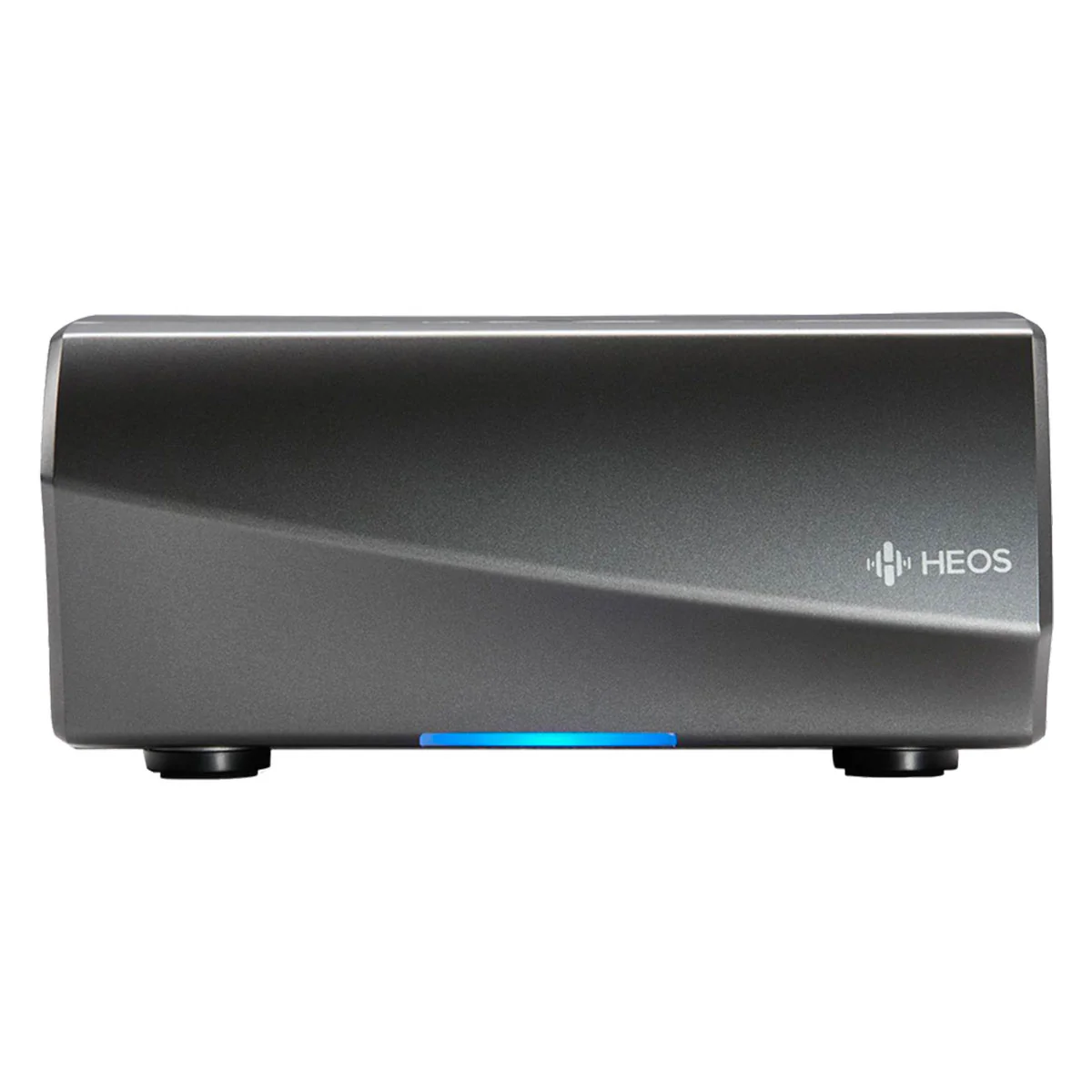 Denon HEOS Link Wireless Pre-Amplifier For Multi-Room Audio - Series 2 (New Version), Amazon Alexa Compatibility, Powered Subwoofer Connection, Black with Silver, 2.91 x 6.14 x 5.83