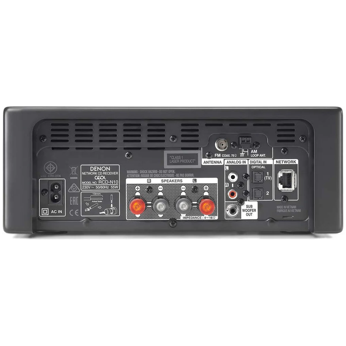 Denon RCD-N10 Hi-Fi All-in-One Receiver & CD Player - Image 2