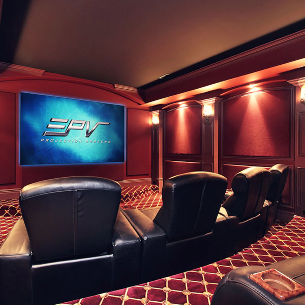 EPV Screens Prime Vision ISF eFinity Premium, Edge-Free ISF-Certified, Matte White 16:9 Projection Screen w/ LED Kit Included - 135" - Image 6