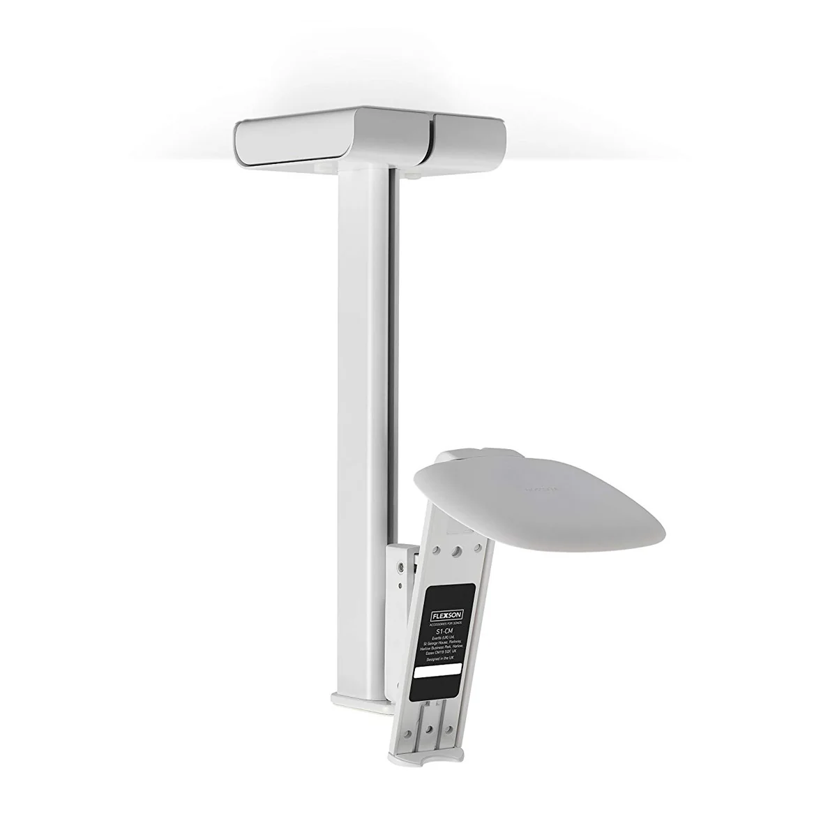 Flexson Ceiling Mount for Sonos One or Play:1 - White - Image 3