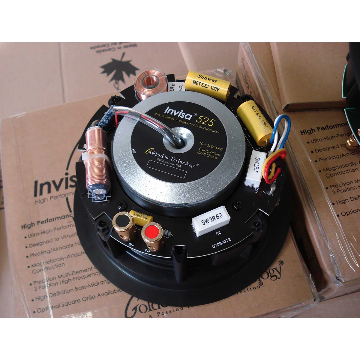 GoldenEar Invisa 525 In-Wall/In-Ceiling Loudspeaker - Image 5