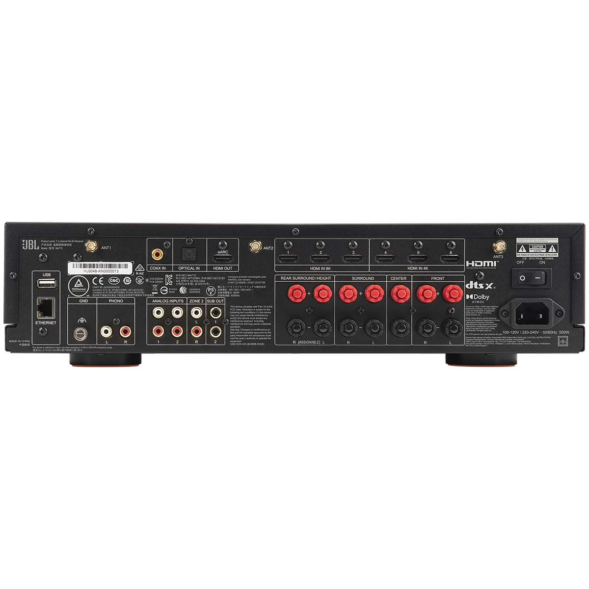 JBL MA710 7.2-Channel 8K AV Receiver - Image 6