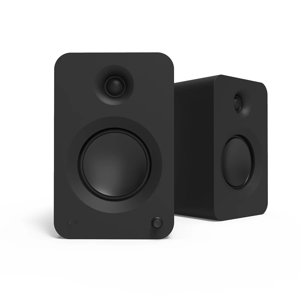 Kanto OPEN BOX REN 200W Powered Bookshelf Speakers - Matte Black - Pair - A Grade