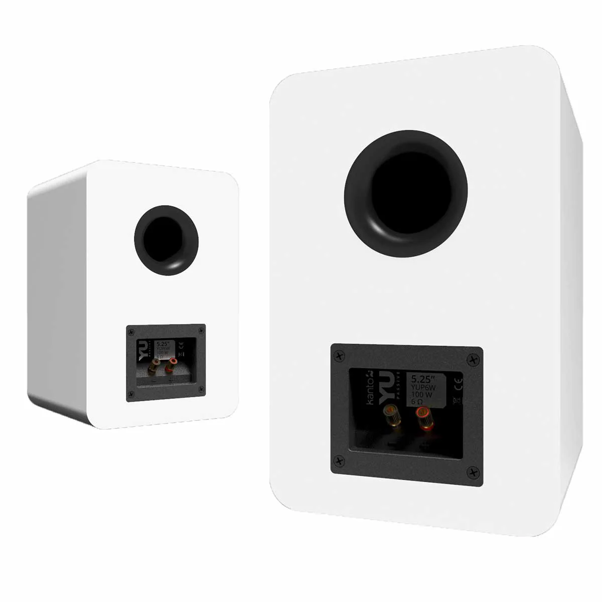 Kanto OPEN BOX YU Passive 5.25" Bookshelf Speakers - Pair - A Grade - Image 2