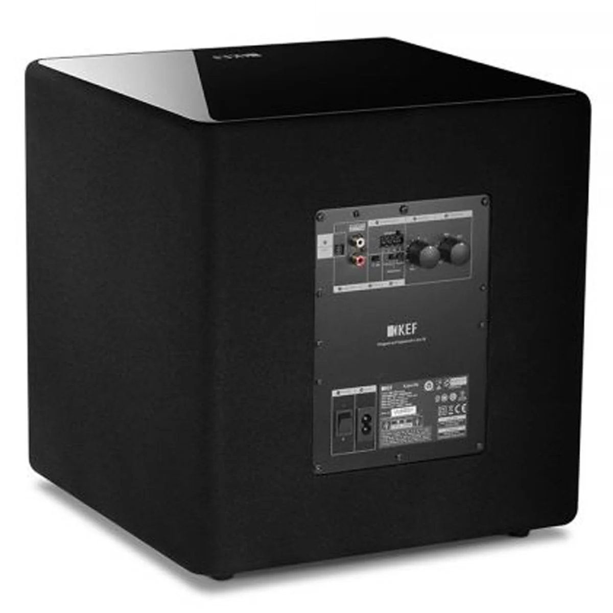 KEF KUBE 10 10-inch Bass Driver Active Subwoofer - Gloss Black - Each - Image 3