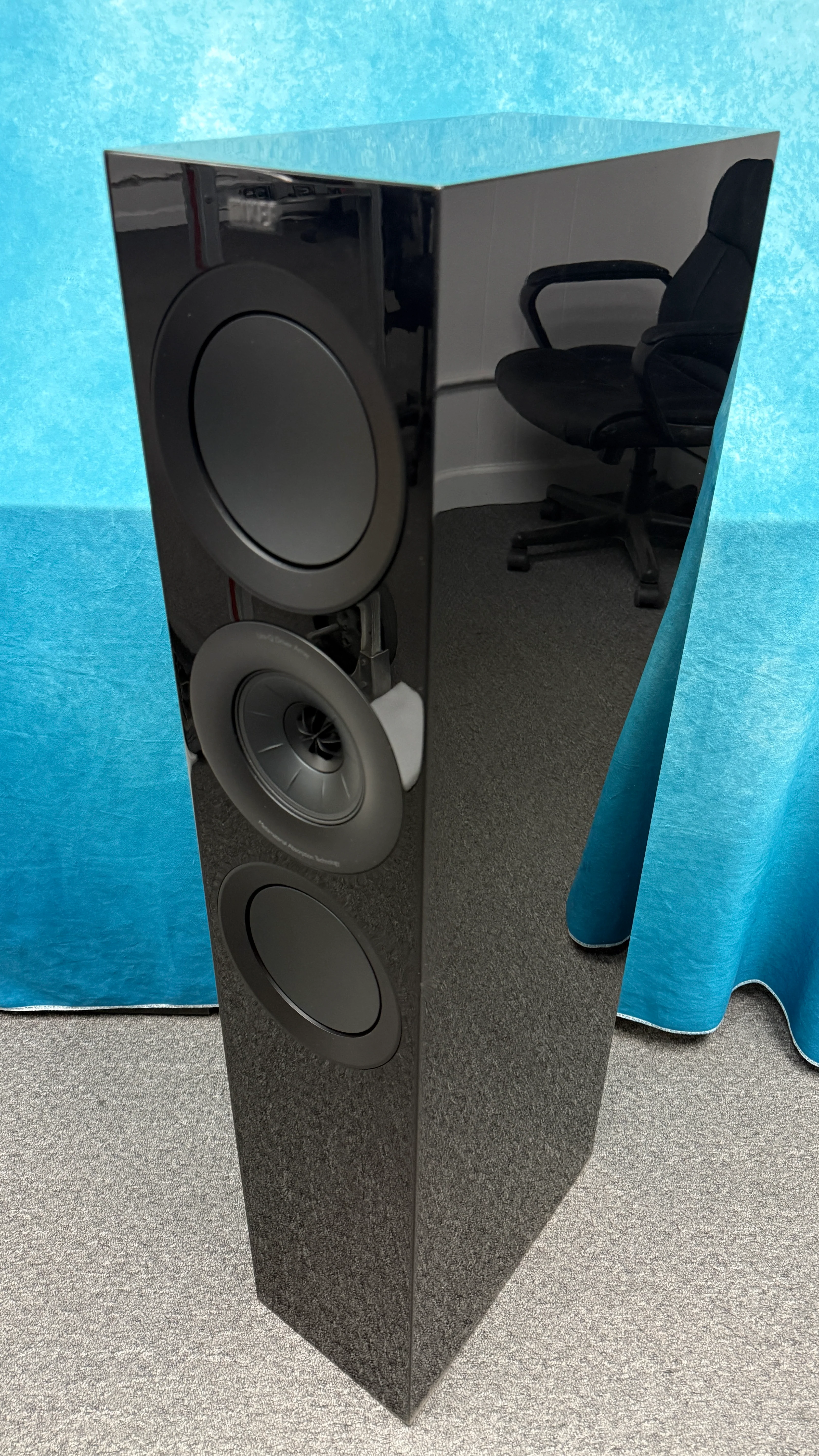 KEF OPEN BOX R7 Meta Tower Speaker - Gloss Black - Pair - C Grade - Image 9