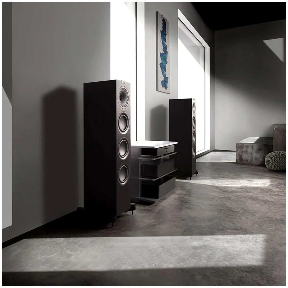 KEF OPEN BOX Q750 Floorstanding Speakers - Each - Walnut - A Grade - Image 3