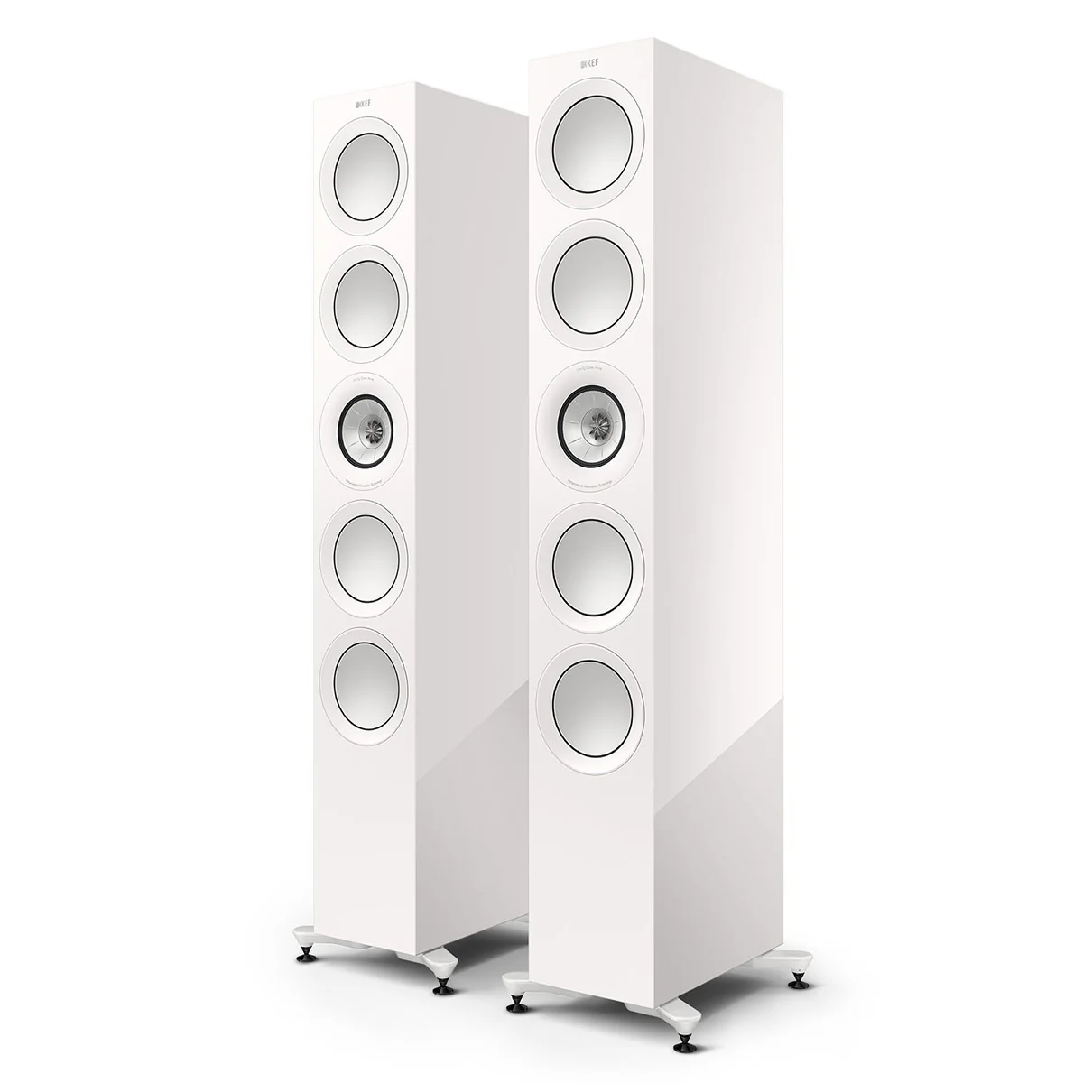 KEF OPEN BOX R11 Meta Tower Speaker - Gloss White - Each - C Grade - Image 9