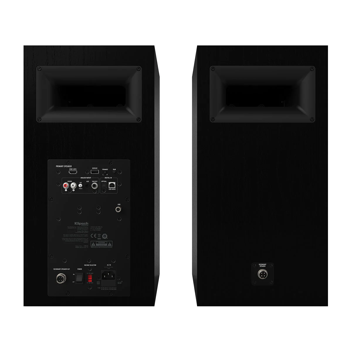 Klipsch OPEN BOX The Nines Powered Speakers - Black - Pair - A Grade - Image 6