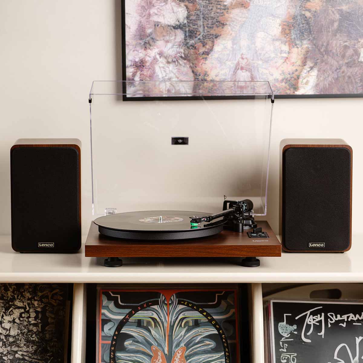Lenco LS-600 Turntable w/ Built-In Amplifier, Bluetooth, and Speakers - Image 27