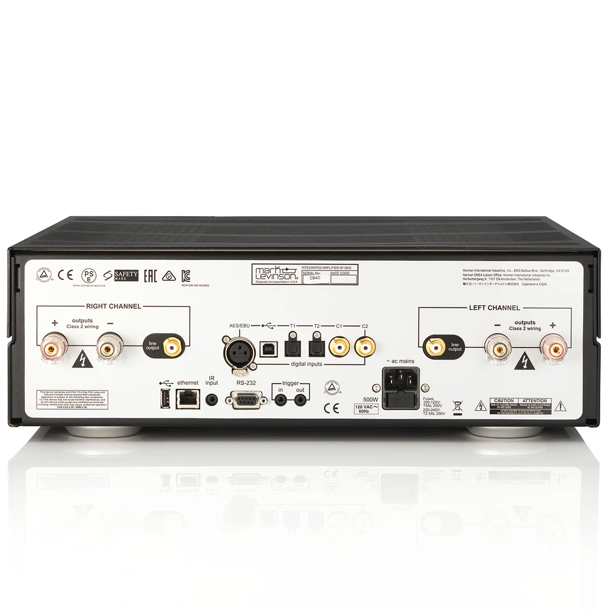 Mark Levinson No. 5802 Integrated Amplifier - Image 4
