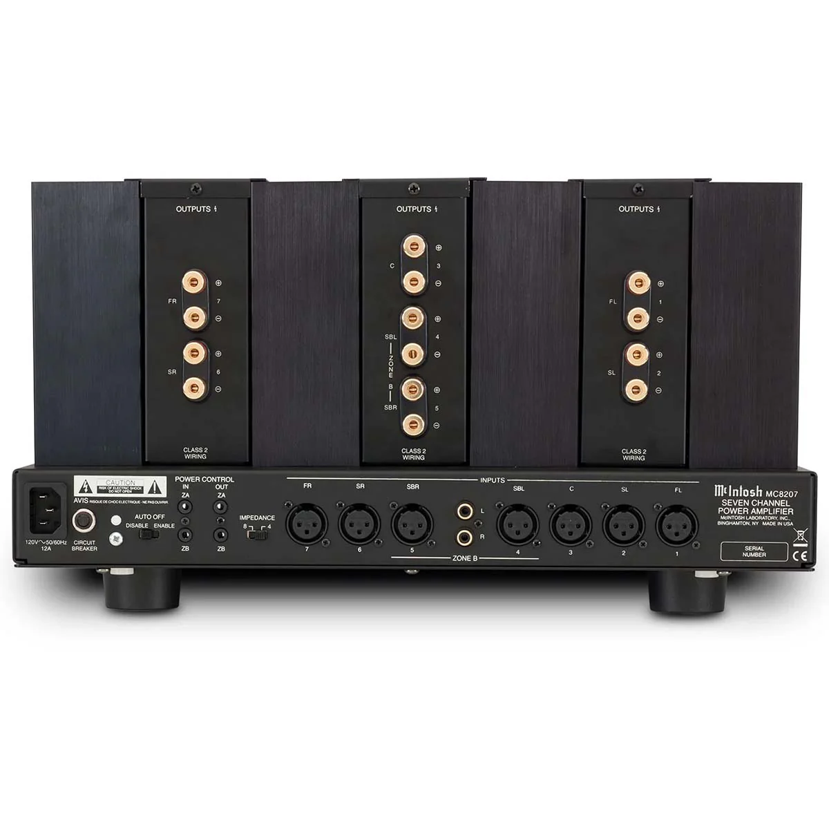 McIntosh MC8207 7-Channel Solid State Amplifier - Image 3