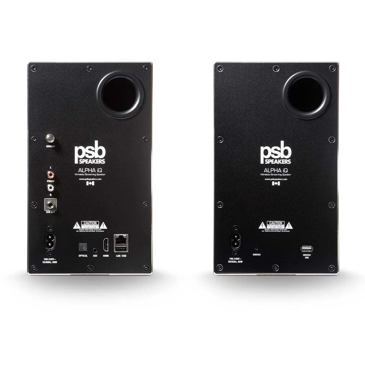 PSB Alpha iQ Streaming Powered Speakers w/ BluOS - Pair - Image 4