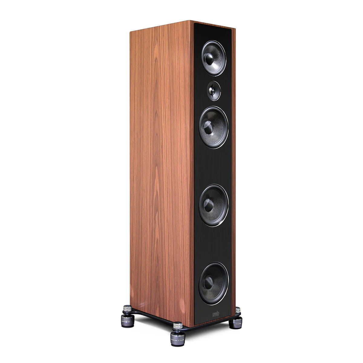 PSB OPEN BOX Synchrony T600 Premium Tower Speaker - Satin Walnut - Each - A Grade