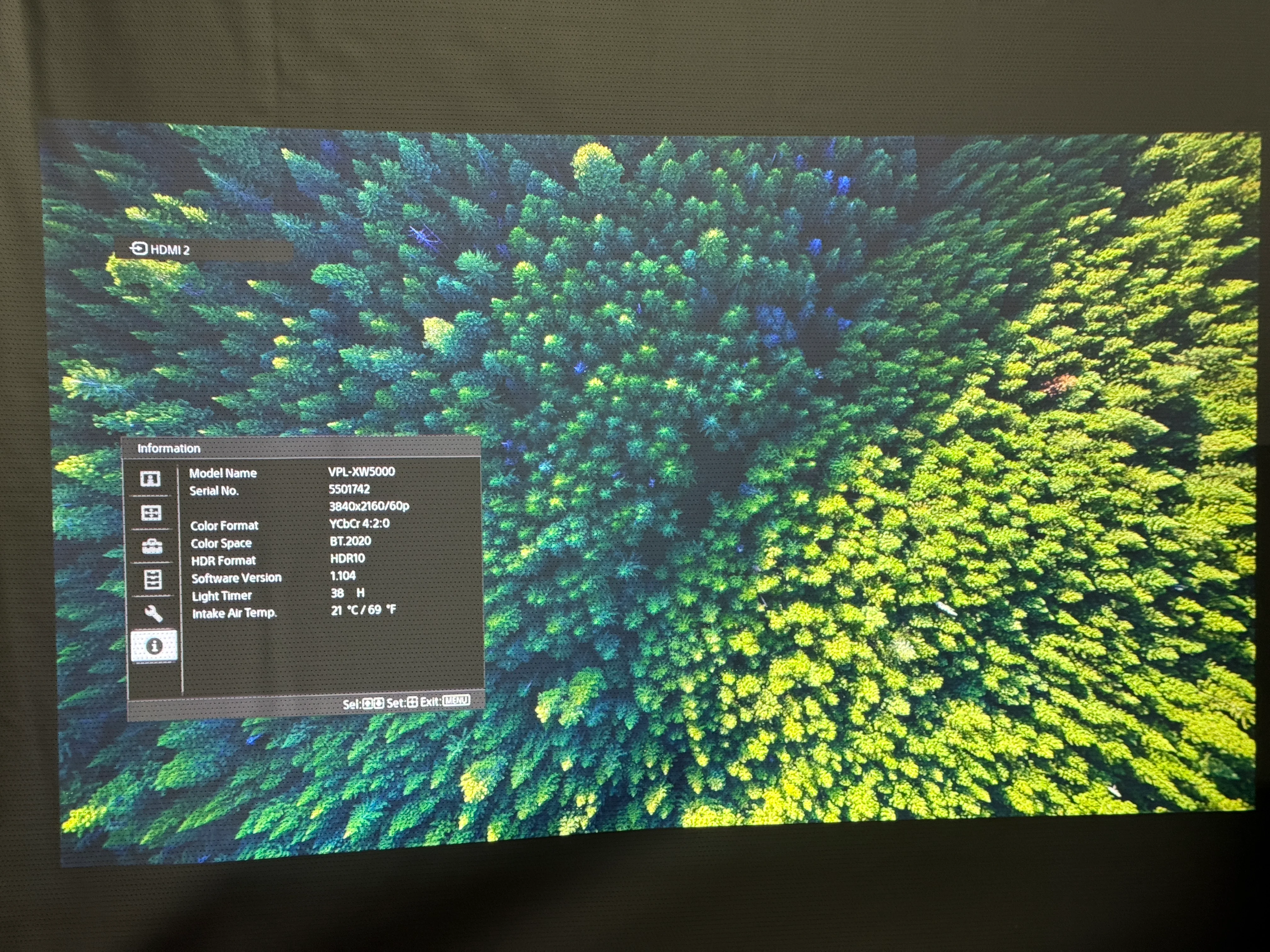 Sony OPEN BOX VPL-XW5000ES Native 4K SXRD Laser Projector - White - A Grade