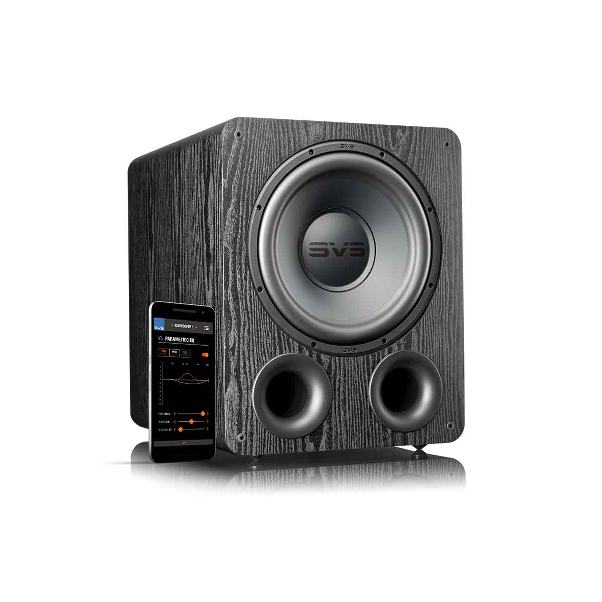 SVS Dual PB-1000 Pro Subwoofer - Black Ash - Image 3