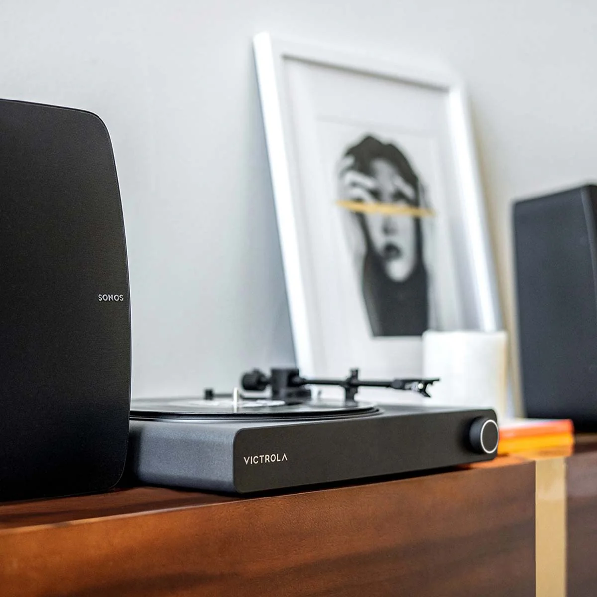 Victrola Stream Onyx Wi-Fi Streaming Turntable - Black - Image 10